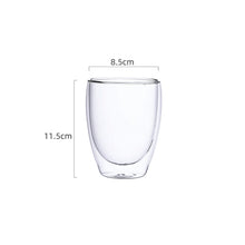 Load image into Gallery viewer, Double wall insulated glass cup
