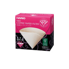 Load image into Gallery viewer, Hario V60 Filter Paper (100pc) Natural
